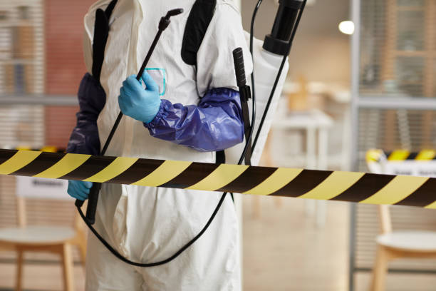 Professional Biohazard technician working in Marion, WI